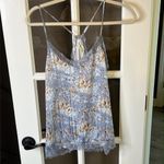 Miss Me Floral Metallic Lace Trim Tank Top Cami Size Medium NWT Photo 3