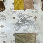 MCM Princess Lion White and Gold tote Bag Photo 1