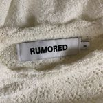 Rumored Ivory Knit Long Sleeve Dress Medium Cottagecore Romantic Pullover Photo 3