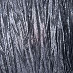 Susan Graver Black Metallic Crinkle V-neck Glittery Business Tank Top Size M Photo 4