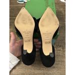 Kate Spade Heels Shayna D'Orsay Ruffle Kitten Heel Pointed Toe Black Size 7.5 Photo 10