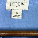 J.Crew Swiss Dot Textured Boyfriend Fit Style Short Sleeve Blouse S Light Blue Photo 6