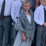 Fur Wrap Gray Photo 1