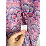 The‎ Royal Standard Beach Cover Up Shell Print Pink/Blue Size Medium Pink Photo 7