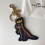 Coach X Jean Michel Basquiat Bag Charm Key Chain, Limited Edition Collab Photo 2