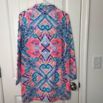 Lilly Pulitzer NWOT women’s Skipper Popover solar opposite print UPF 50+ dress S Photo 5