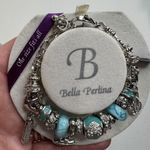 Bella Perlina Silver Tone Charm Bracelet Charms Boxed Vacation Cruise Tropical Photo 5