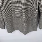 Dress Forum  Los Angeles Blazer Jacket Womens L White‎ Black Cotton Blend Plaid Photo 7