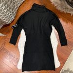 Allison Brittney  Black ribbed long sleeve turtleneck sweater dress Size M NWT Photo 5
