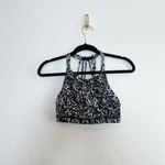 Lululemon  | Slide With Me Sports Bra in Chirasu Black / Chirakasu Alpine White Photo 3