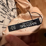 Nasty Gal Blush Satin Halter oh what a night culottes palazzo biscuit coquette blush pink Photo 7