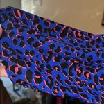 Torrid  Asymmetrical 3/4 Sleeve Blouse neon leopard print Photo 2