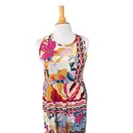 Johnny Was Rachel May Easy Fit Floral Tank Midi Bamboo Dress Women's Size Small Photo 4