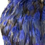 Ashley Stewart NEW Sexy Flirty navy blue feather front short sleeve night gown lingerie lounge Photo 13