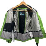 EandO E+O RECCO Neon Green Belted Winter Ski Coat Technical Outerwear Alpine 8 Photo 5