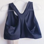 Nike New  Racerback Sports Bra Logo Bust Photo 2