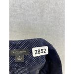 Ann Taylor Women's Pants Blue Micro Dotted Size 4 Straight Leg Photo 3