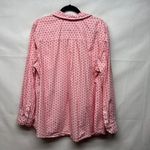 Charter Club  Shirt Womens 18 Relaxed Fit Cotton Floral Career Office Old Money Photo 5