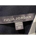 Julia Jordan  Navy Blue White Plaid Short Sleeve Mini Dress Photo 1