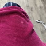 Merona Y2K 2000s hot Pink Velvet Track Pants Women's straight small mcbling Photo 10