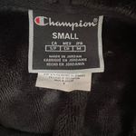 Champion  black fuzzy cropped hoodie Photo 4