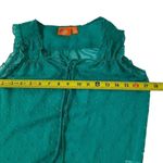 Urban Outfitters Behaviour Rebel Women Size XS Sheer Sleeveless Tank Top Blue Green 6-234 Photo 5