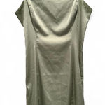 Aritzia  Sunday Best‎ Green Shimmer Satin Mini Dress Sz 4 Photo 0