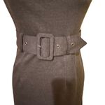 H&M  Belted Dress Zip Back Cap Sleeve Sz 6 Photo 5