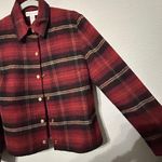 Evan Picone Vintage  Women Plaid Old Money Academia Wool Button Up Shacket Size 6 Photo 4