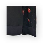 Lauren Moshi  ᨎ Noleta Ruby Lip Super Soft Pullover Sweatshirt ᨎ Jet Black ᨎ XS Photo 12