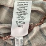 Maurice's long sleeve loose brown & black striped scoopneck women’s shirt L Photo 8