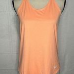 Nike DriFit Women’s Workout Tank Loose Thick Strap Size S Peachy Orange Photo 0