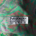 Reversible Green Paisley Silk & Pashmina Blend Scarf Shaw. Photo 3