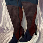 Impo  Page Suedy Stretch Purple Multi boots Faux Suede Knee High Photo 0