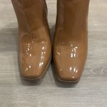 ALDO  Aurellane Nude Patent Leather Block Heel Ankle Stretch Bootie Sz  7 Photo 5