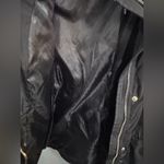 Michael Kors Black Utility Jacket with Gold Details Photo 2