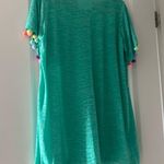 Pitusa Stephanie Gottlieb Teal Tunic Dress with colorful sleeves & trim Size undefined Photo 2