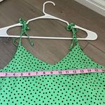 Elli White green polka dot asymmetrical midi dress size s Photo 5