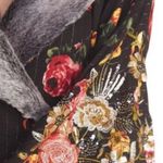 NWT New Aratta Charlene Kimono Dress M Black Floral Sequin MSRP $222 Size M Photo 15