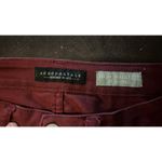 Aeropostale Jeggings Womens 6 Burgundy High Waisted Skinny Stretch Jeans Pants Photo 6