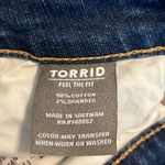 Torrid Feel the Fit High Rise Distressed Long Women’s Plus Jean Shorts 18 NWT Photo 6