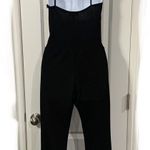 MadRag Size S Jumpsuit Y2K Black Tuxedo Stripes Track Fashion Snap Legs Women’s Photo 8