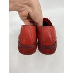 Guidi 792Z Red Leather Lace Up Round Toe Derby Shoes Size 35 Photo 9