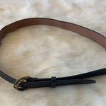Solid Black Faux Leather Belt Photo 0