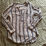 Universal Threads Universal Thread Top Striped Photo 0