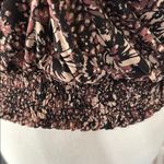 Evereve Brown Tan Ruffled Relaxed Blouse Photo 3