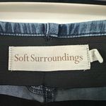 Soft Surroundings Denim Jeggings Blue Women’s Size L Stretchy Pull-On Jeans Photo 2