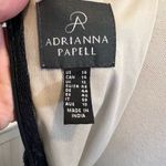 Adrianna Papell  Cocktail Dress Illusion Lace Beaded Size 14 Flapper‎ Nostalgia Photo 8