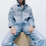 ZARA  rhinestone denim jacket NEW Photo 1