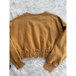 Civil Regime Cropped Sweatshirt Size Small Yellow Photo 6